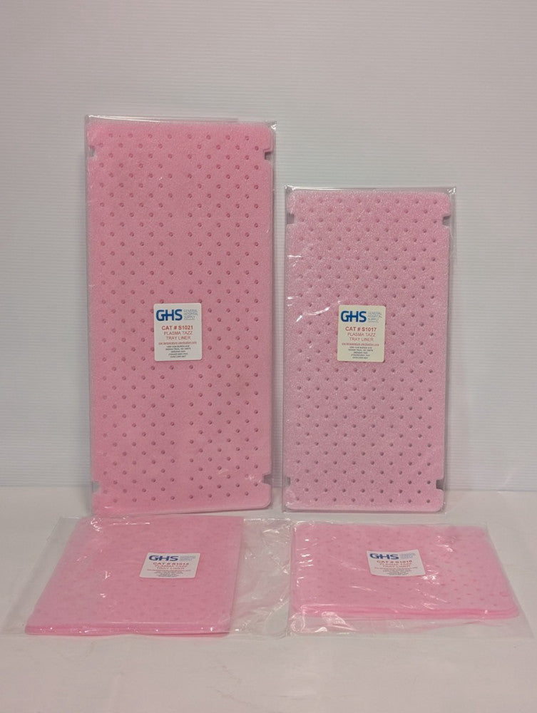 Lot of 4 Pkgs. GHS Plasma-Tazz Tray Liners, 10"x21", 10"x17" ,10"x14", 10"x10"