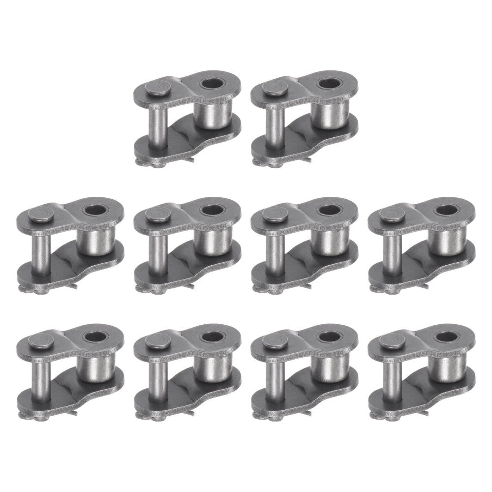 10PCS #50 Chain Offset Half Link Roller Repair Connector 5/8" Pitch Carbon Steel