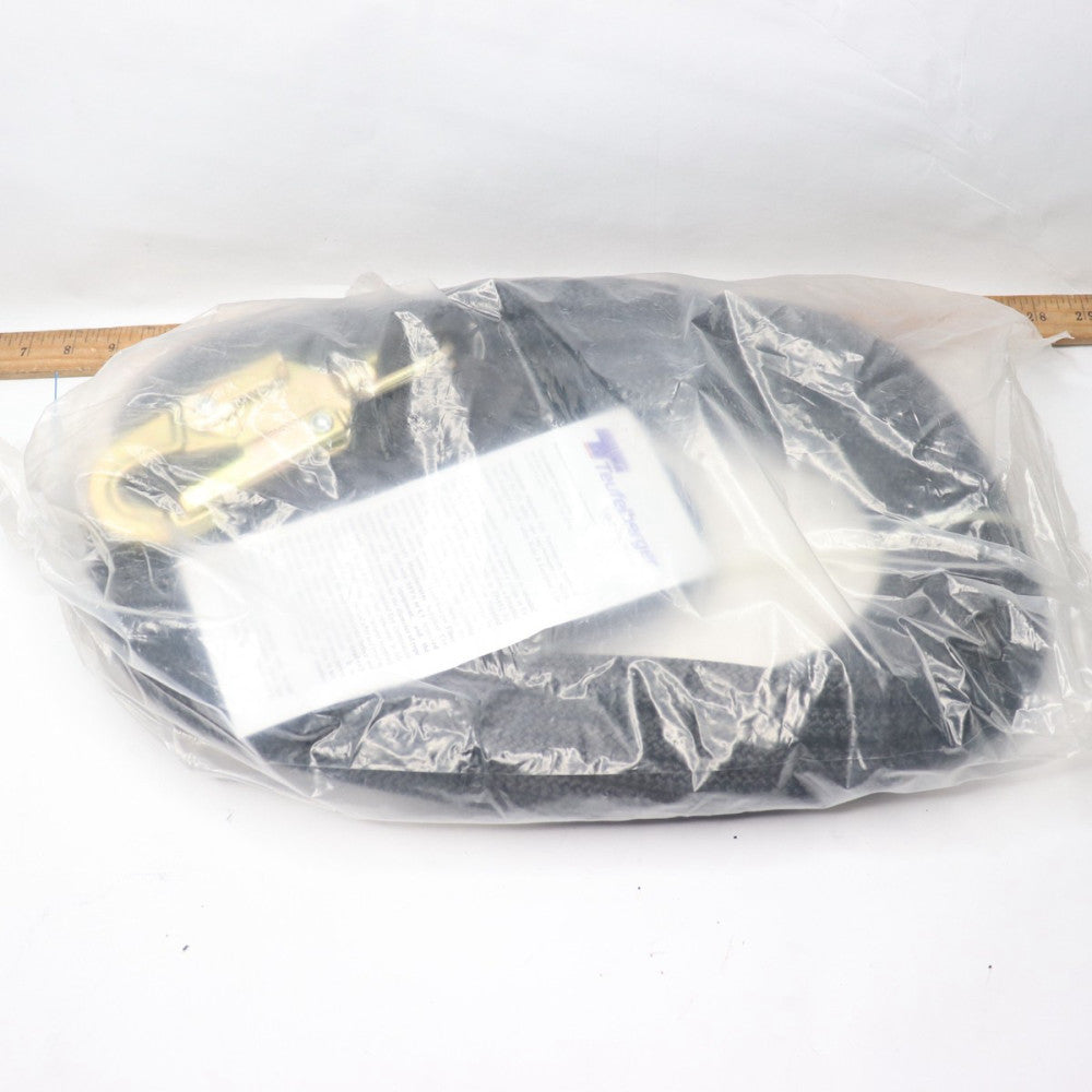 Rope with Snap Hook Black 7/16" x 50' C5YZ90-14-MASTPAK