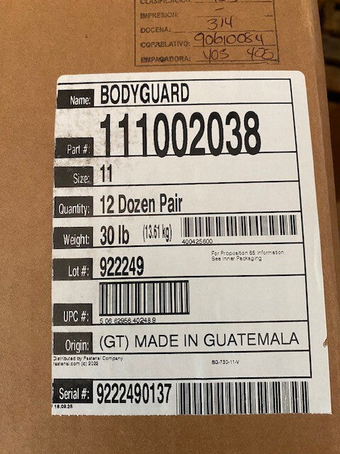 (144 Pair) Size 11, Green Flocked Straight Cuff Non-Slip Nitrile Coated Gloves