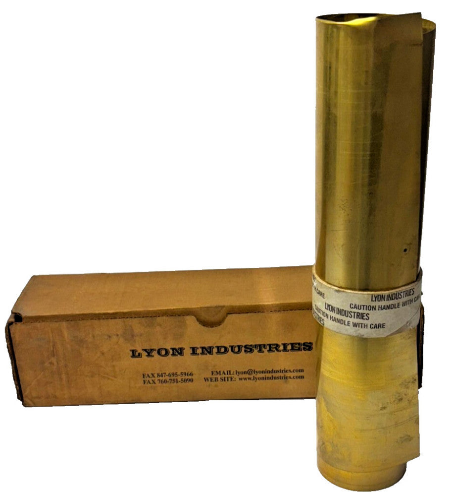 LYON INDUSTRIES BRASS SHIM STOCK BRW-10 0.010"X12"x120"