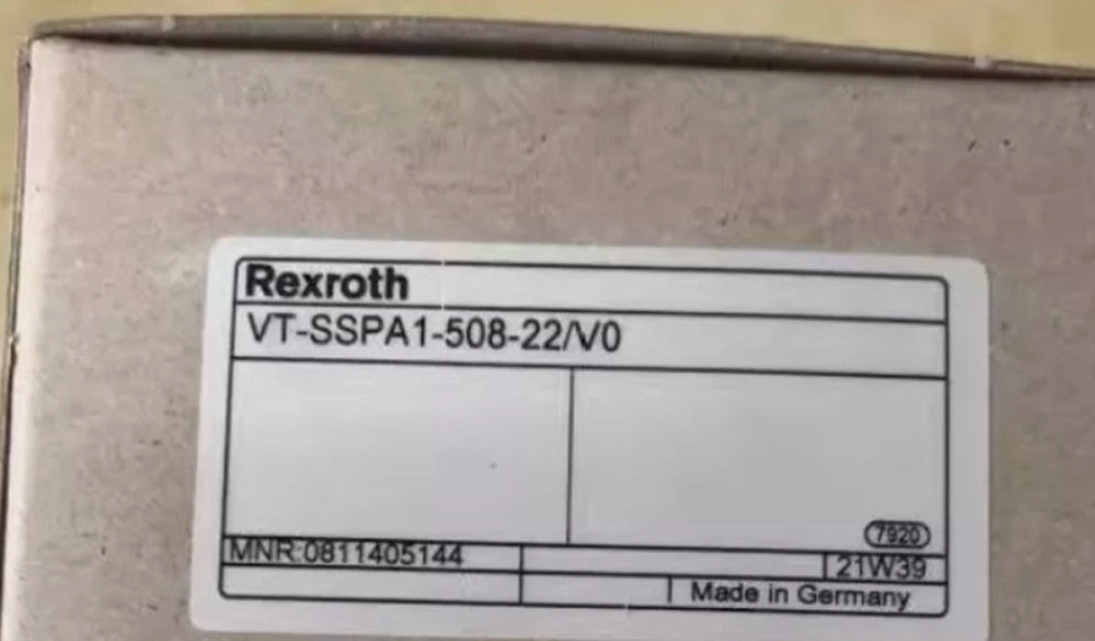 NEW VT-SSPA1-508-22/V0 0811405144 Rexroth amplifier VT-SSPA1-508-2X/V0