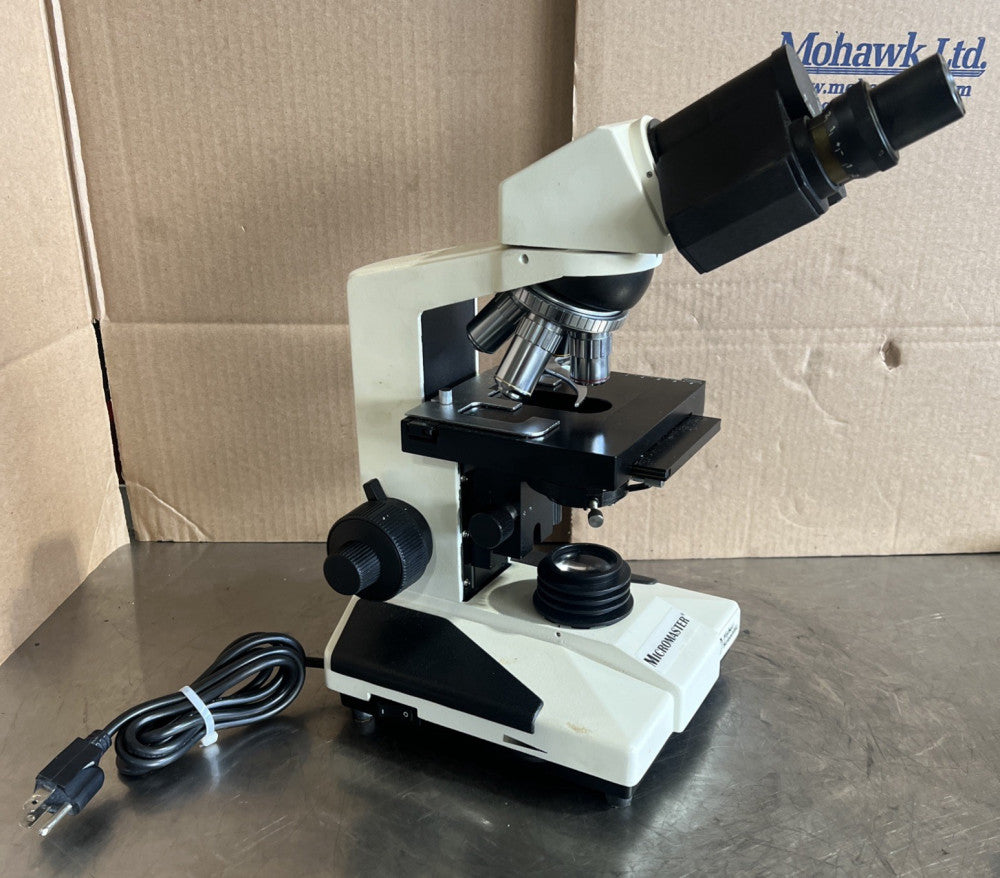 Fisher Micromaster 12-561-4B Binocular Microscope Used Surplus