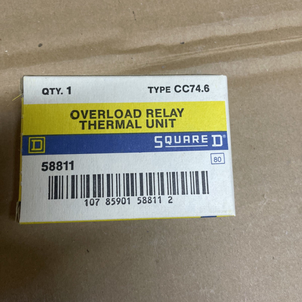 Square D Overload Relay Thermal Unit CC74.6, 58811
