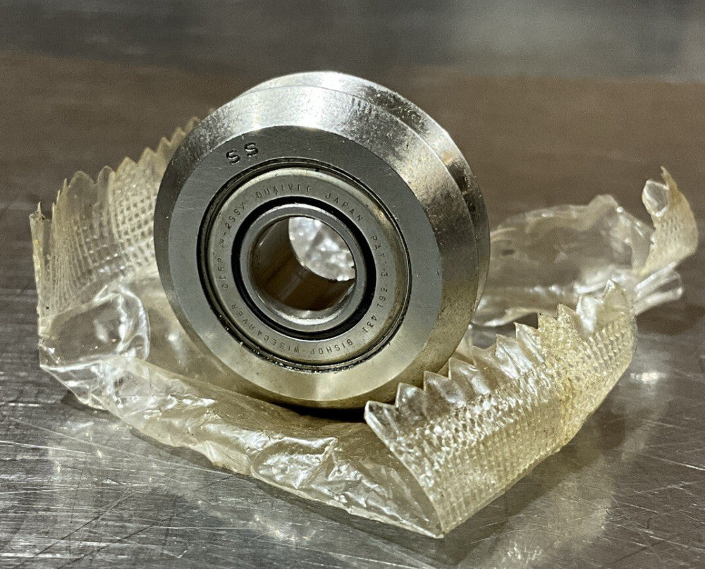DUALVEE J661 431 GUIDE WHEEL LINEAR VEE GROOVE BEARING 440C STAINLESS