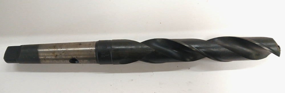 UNION TWIST DRILL CO. 1-1/16 MORSE TAPER SHANK DRILL BIT MT3 OAL 11-1/2 IN.