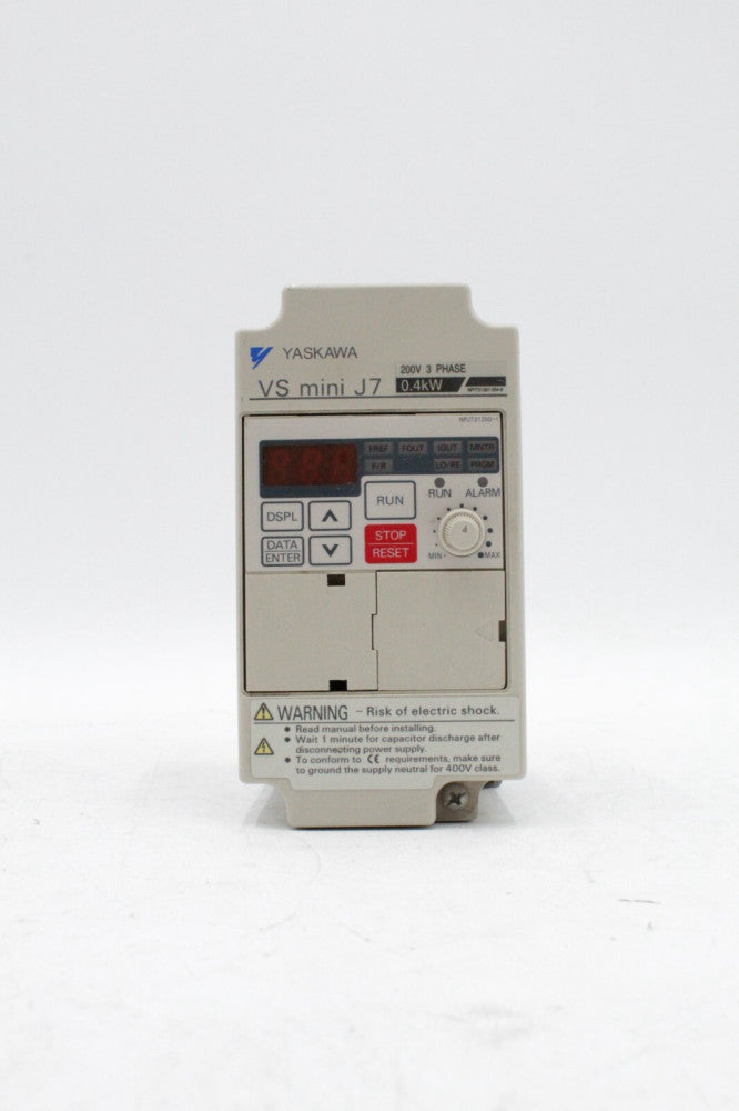 Yaskawa Electric CIMR-J7AA20P4 VS Mini J7 Drive