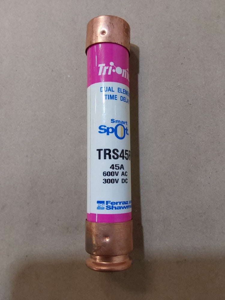 Ferraz Shawmut TRS45R Tri-onic Time Delay Fuse 45A 600VAC/300VDC