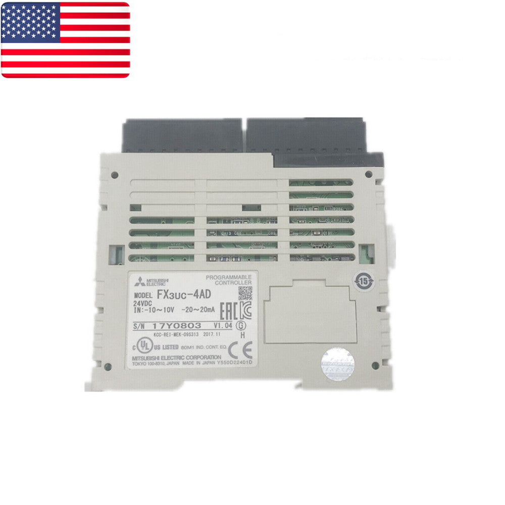 Mitsubishi FX3UC-4AD Melsec FX3UC Analog Input Blocks Module Unit NiB - US Stock