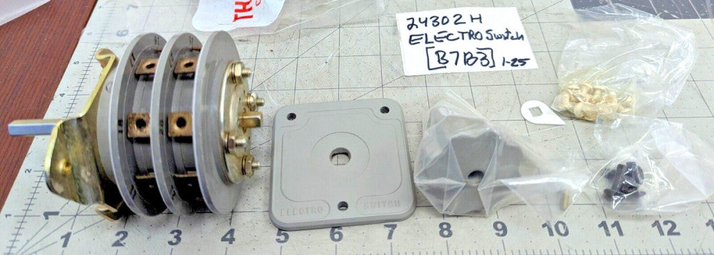 Electro Switch 24302H Switch 1 Pole 4 Throw 16 Position 28 Termina 30A 600V[B7B3