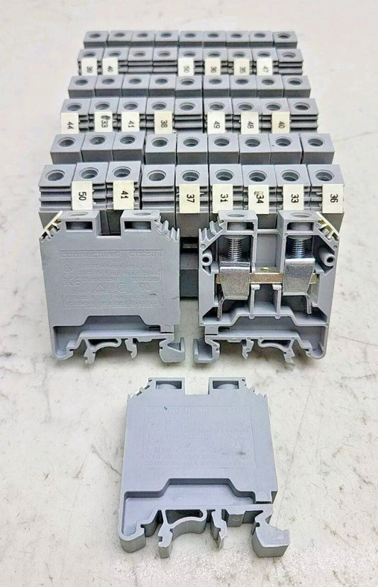 30 Pack Connectwell CTS25U Feed Through Terminal Blocks