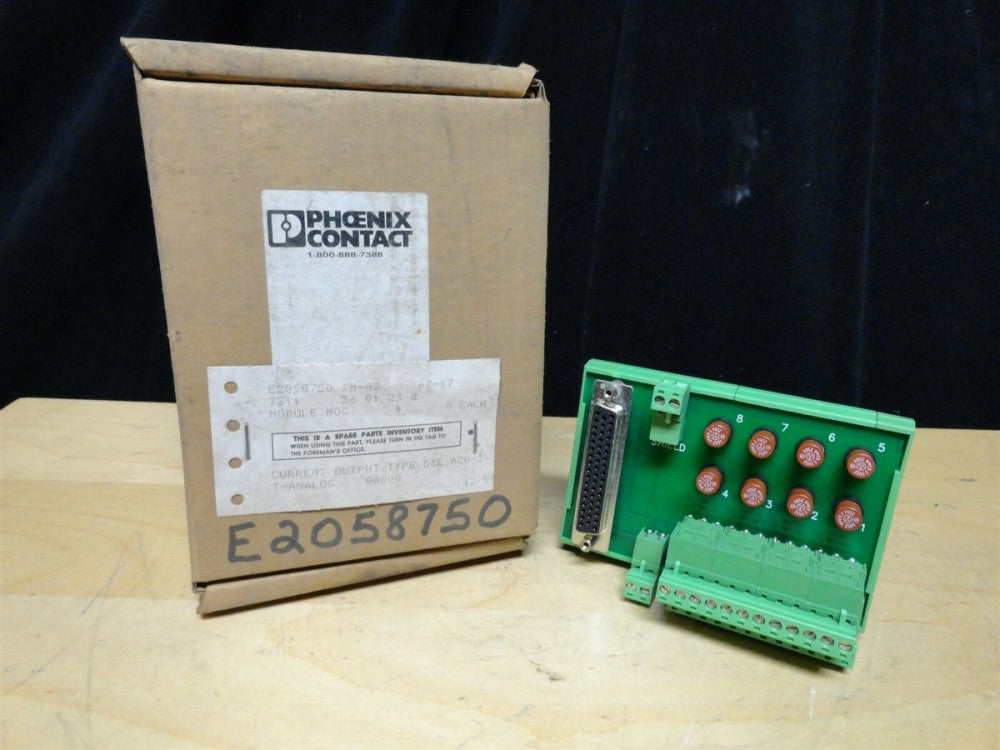 PHOENIX CONTACT - GSE ACO-ST / TERMINAL CONNECTOR MODULE # 5601238 (NEW in BOX)