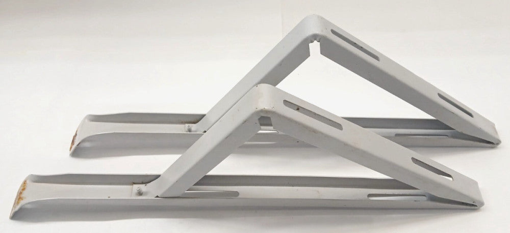 AIR CONDITIONING BRACKETS INDUSTRIAL STRENGTH STEEL 17 IN X 6 IN  LOT OF 2