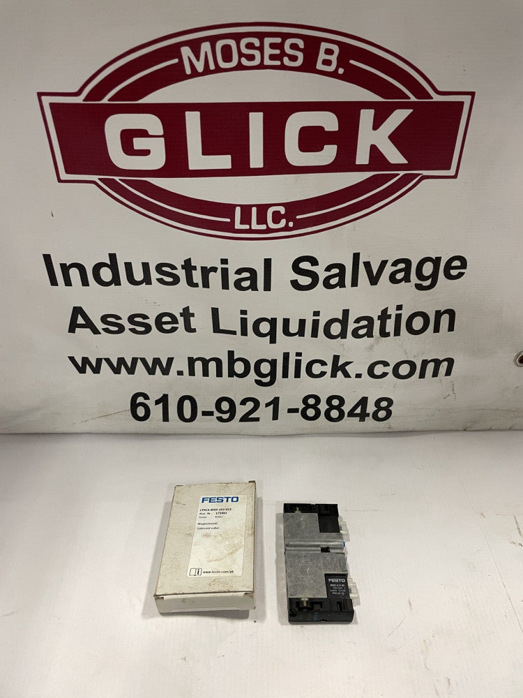 Festo CPA14-M1H-2X3-GLS Single Solenoid Pneumatic Valve 21VDC -NIB