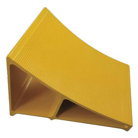 Zoro Select 19P542 Wheel Chock.Alum,W 7 In, H 8 In