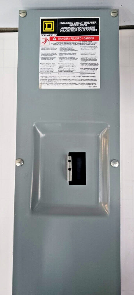 SQUARE D Q2-2200NS 200 AMP CIRCUIT BREAKER ENCLOSURE 2 POLE 240 VAC