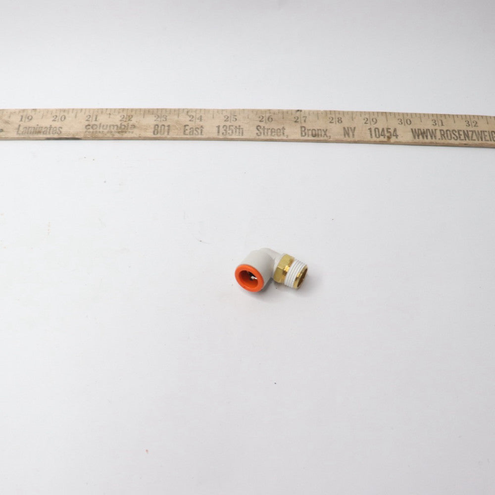 SMC Union Elbow 90 Degree 1/2" Tube x MNPT KQ2L13-36AS