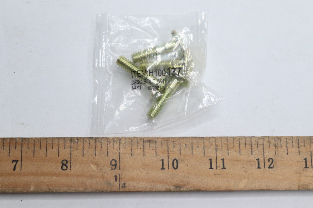(4-Pk) Bolt 1/4" x 1" H100137