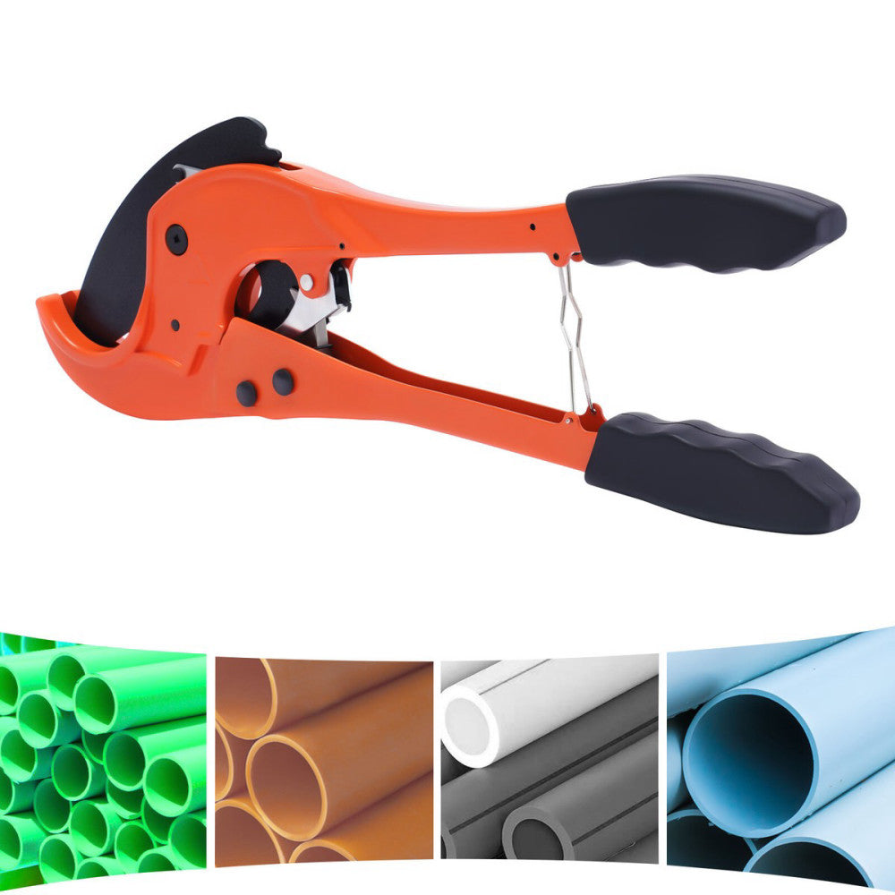 20-75mm Ratchet Plastic Pipe Cutter Plumbing Tool PVC Water Tube Hose Cutting UK