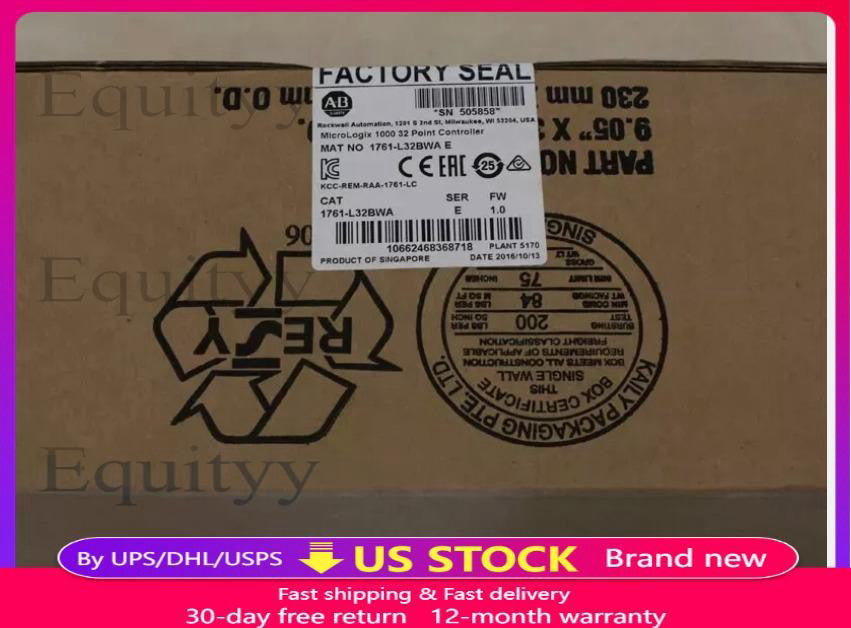 New Sealed Allen-Bradley 1761-L32BWA MicroLogix1000 32 Point Controller
