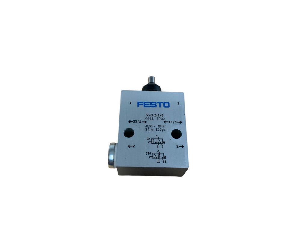 FESTO V/O-3-1/8 4938 -14.4-120PSI NSNP