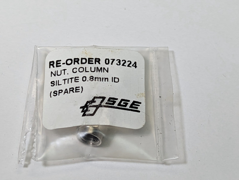 073224 SGE / TRAJAN SilTite™ Metal Nut 10/32” Columns 0.8mm ID [RS#7]