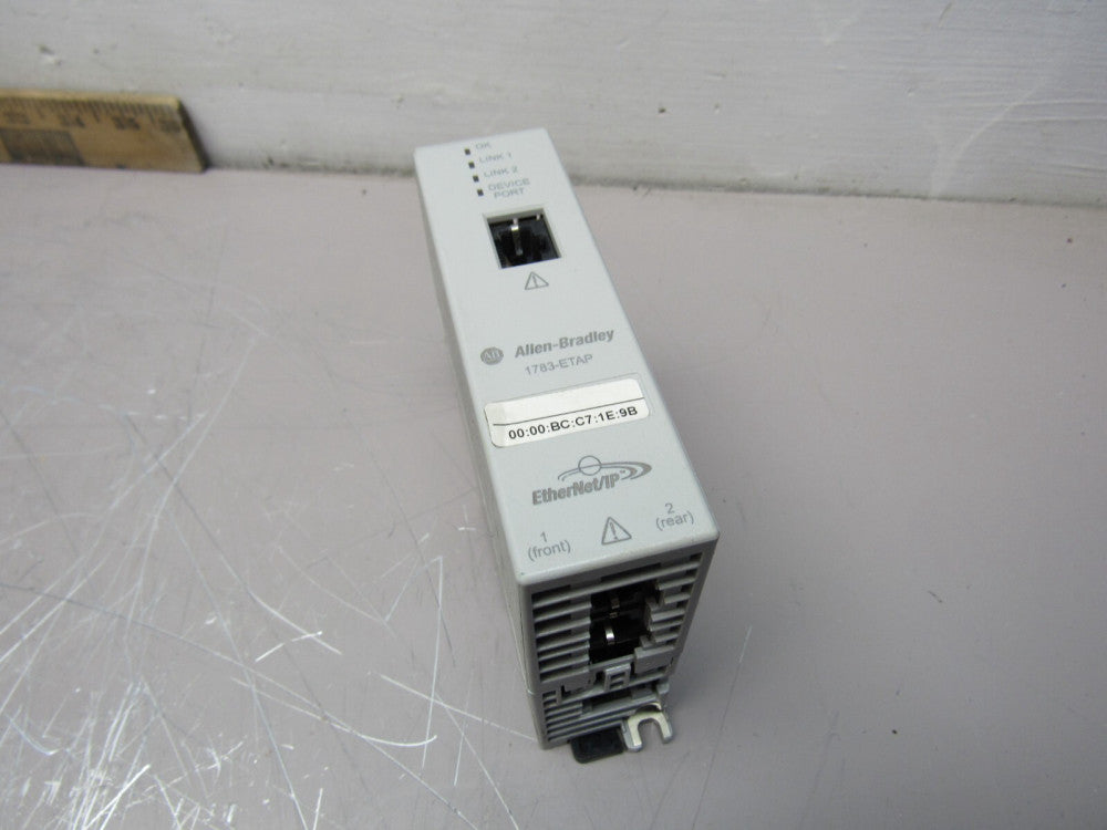 ALLEN BRADLEY 1783-ETAP SER-A ETHERNET/IP MODULE NICE USED TAKEOUT !!