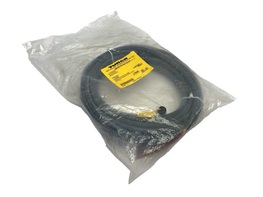 Turck BSWM 12-001-10 VersaFast Single Ended Cordset M16 Male 10M U-93986