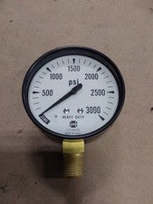 USG Pressure Gauge 0- 3000 PSI 2' 1/2  P-500.....1/4 LM....A62