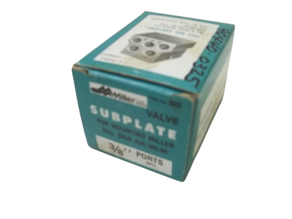 MILLER 503 3/8" VALVE SUBPLATE NSMP