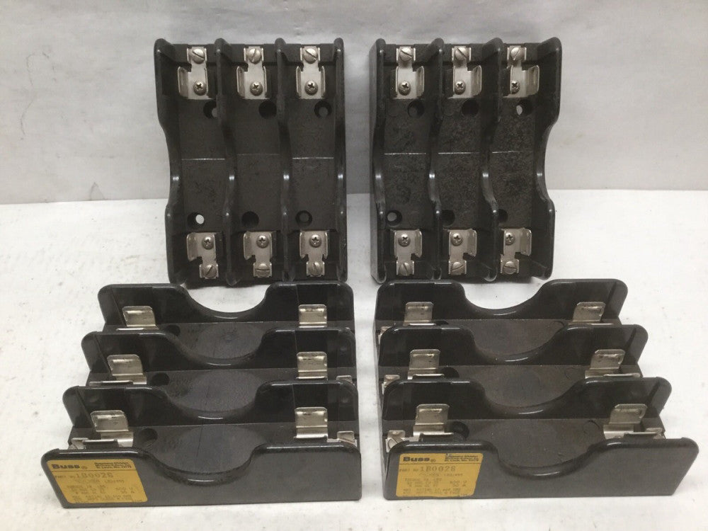 Bussmann 1B0026 Fuse Holder, 3 Pole, 30A, 600V (Lot of 4)