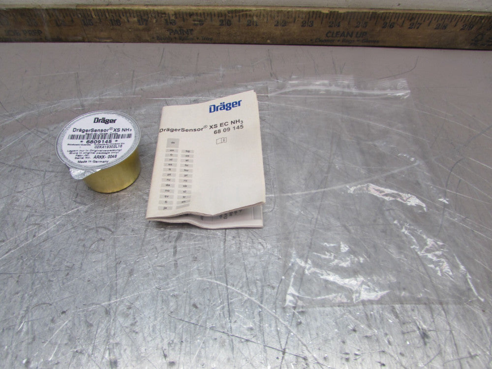 DRAGER SENSOR XS NH3 , PART# : 6809145 ,AMMONIA DETECTOR, FS! MAKE OFFER!