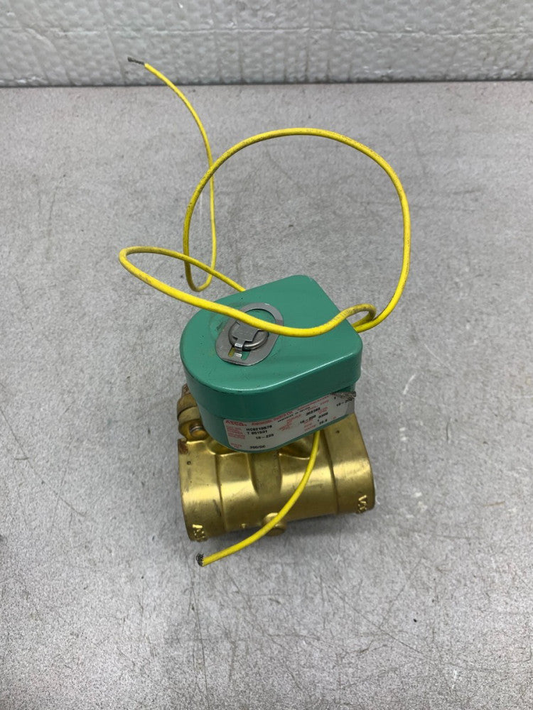 NEW NO BOX ASCO RED HAT 1" PIPE SOLENOID VALVE 250VDC. COIL HC8210B78