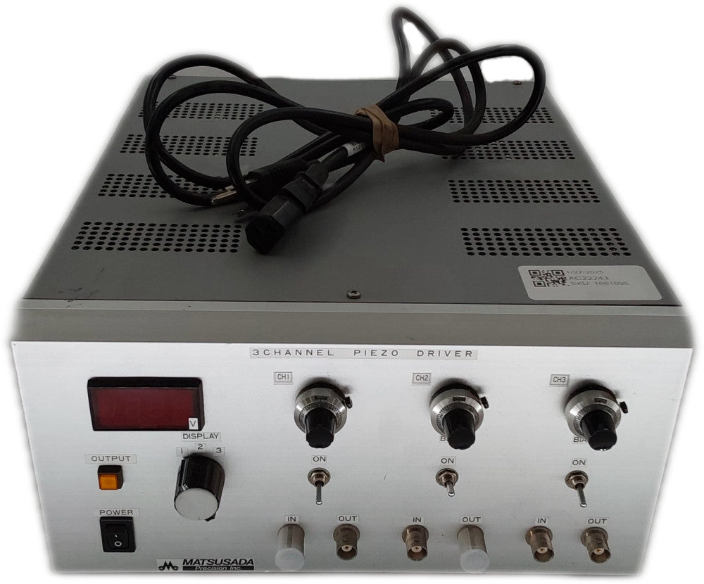 Matsusada Precision Inc 3 Channel Piezo Driver HJPZ-0.1P*3