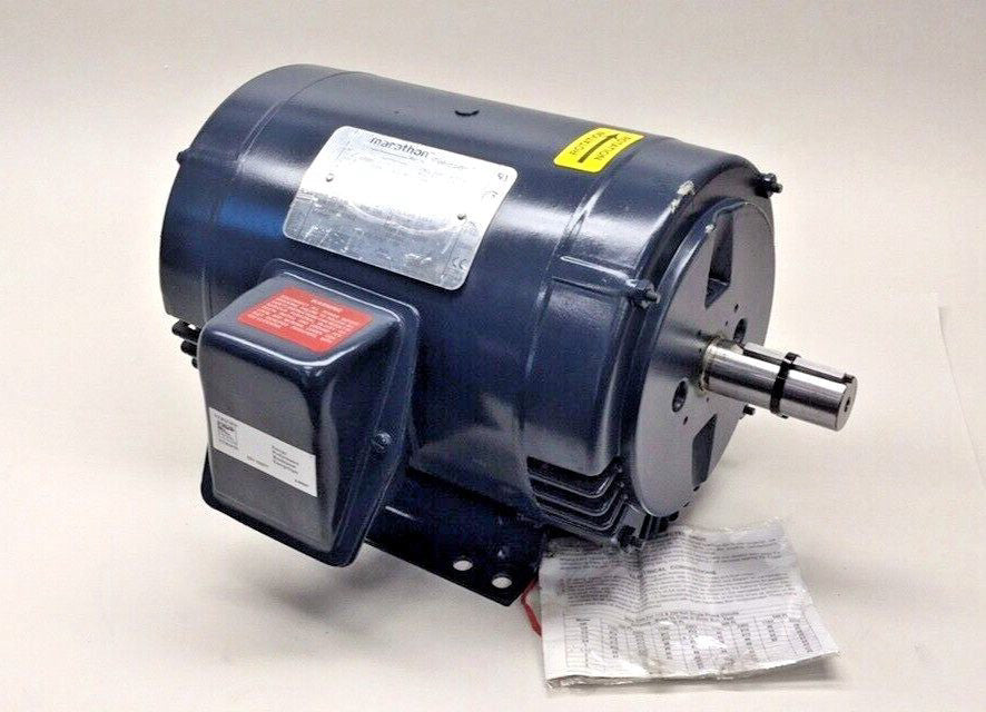 Marathon GT0013 Used Electric Motor 3ph 5hp 208-230/460V PVK-184TTDB6026-BB-H