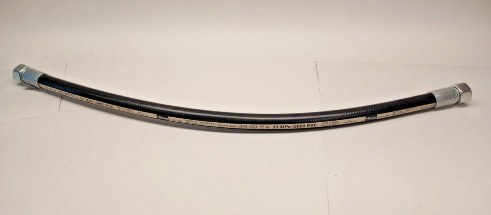 Parker 387TC-12 x 30 inch Used Hydraulic 3/4-in Hose 22mm ends 3000psi 21MPa