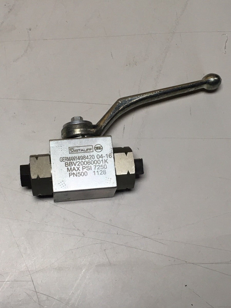 Stauff BBV 20060001K Ball Valve PSI 7250 