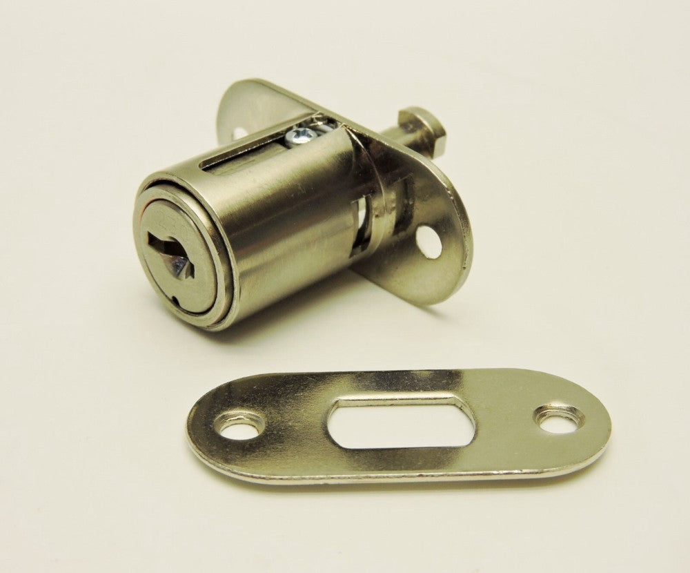 Kenstan PL40 Plunger Lock Nickel Plated Keyed Alike, Key Code 230 **NO ...