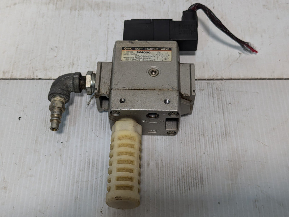 SMC AV4000 Soft Start-Up Valve, Working Range  0.2~1.0 MPa