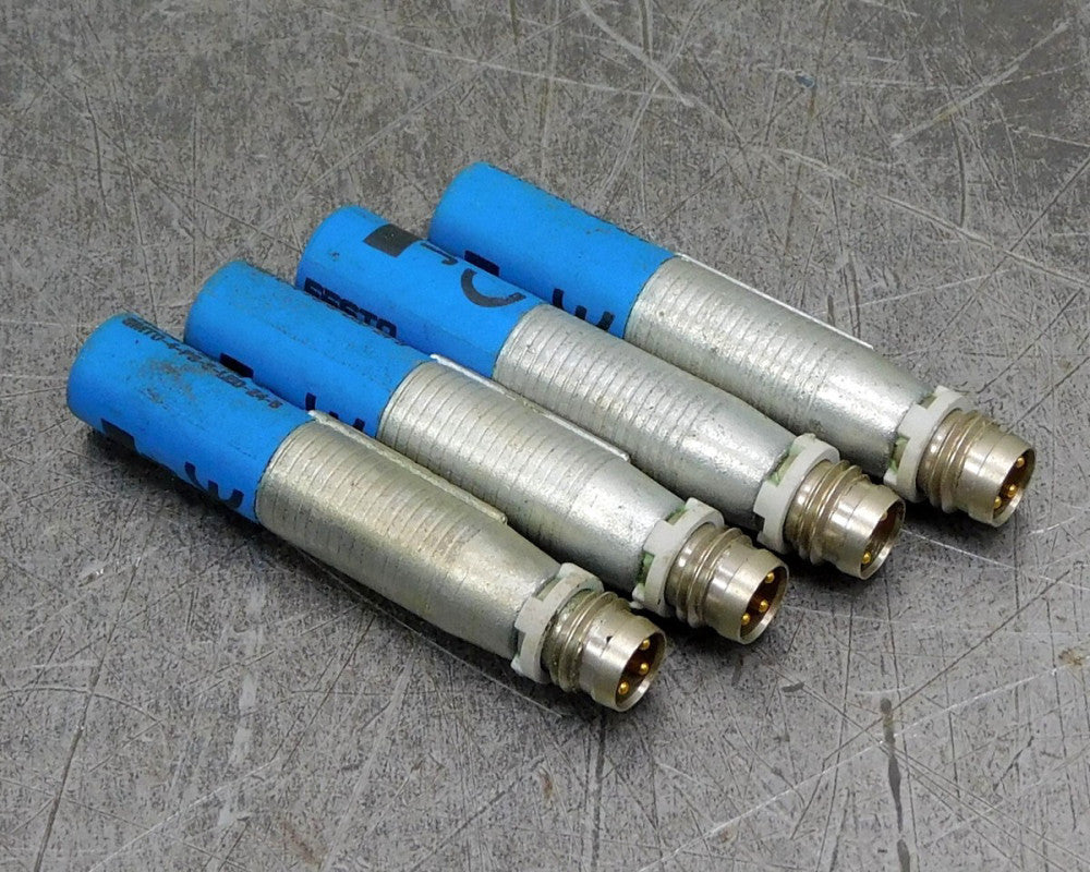 Festo SMTO-4-PS-S-LED 24-B Proximity Sensor Switch 24VDC 150861 Lot of Four (4)