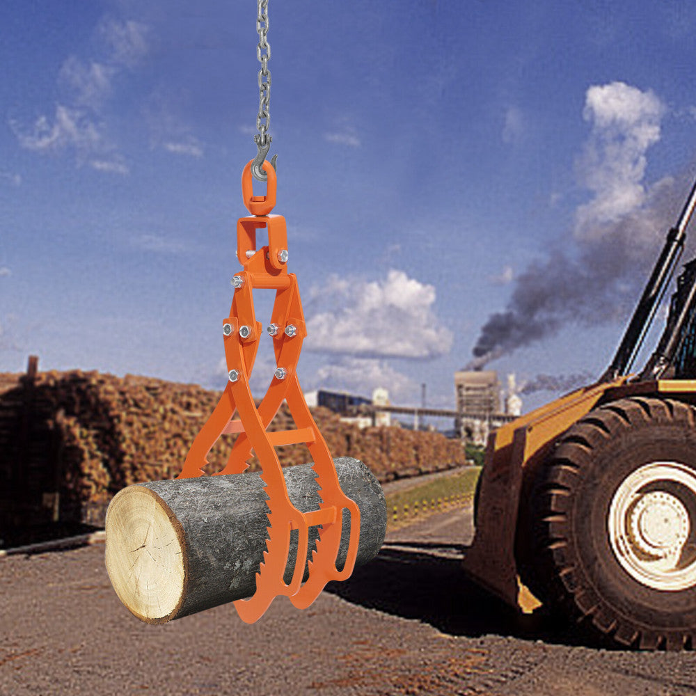 1202kg/2650lbs 4 Claw Log Lift Tong Forestry Ranching Timber Log Lifting Tong