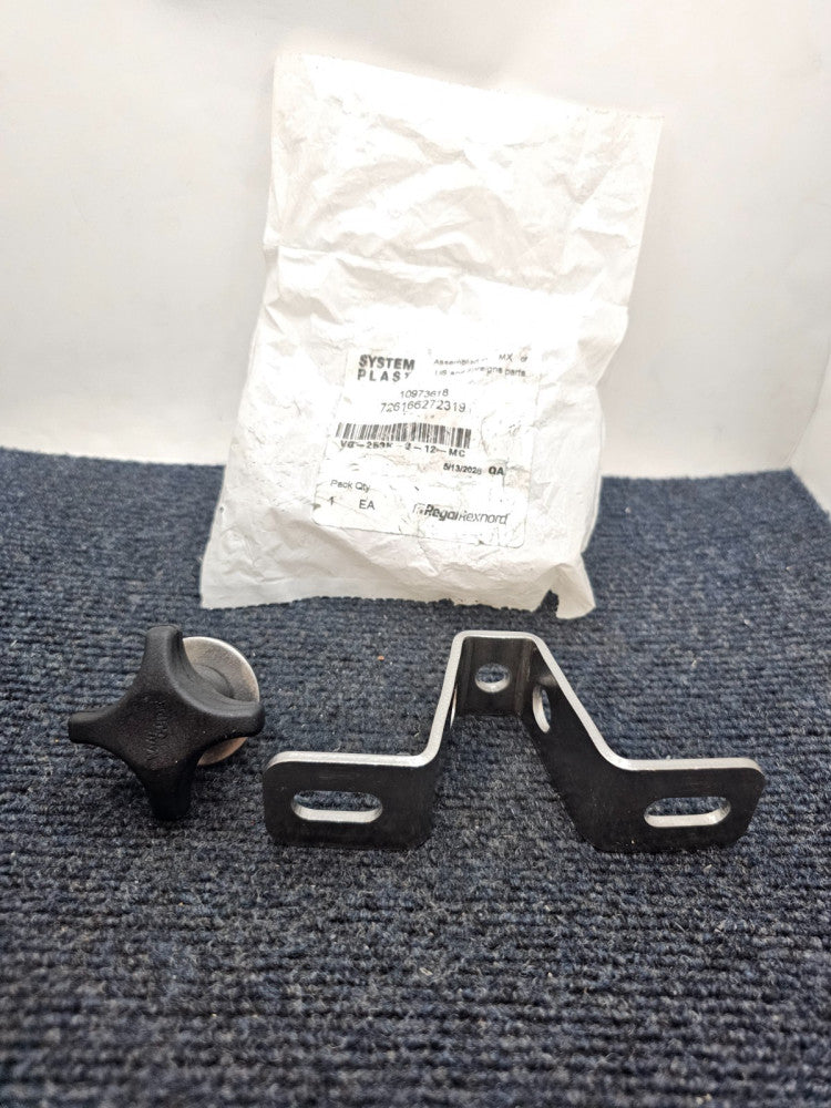 Systemplast VG-253K-S-12-MC: Rod Mount Stainless Steel Bracket w/ Hand 10973618