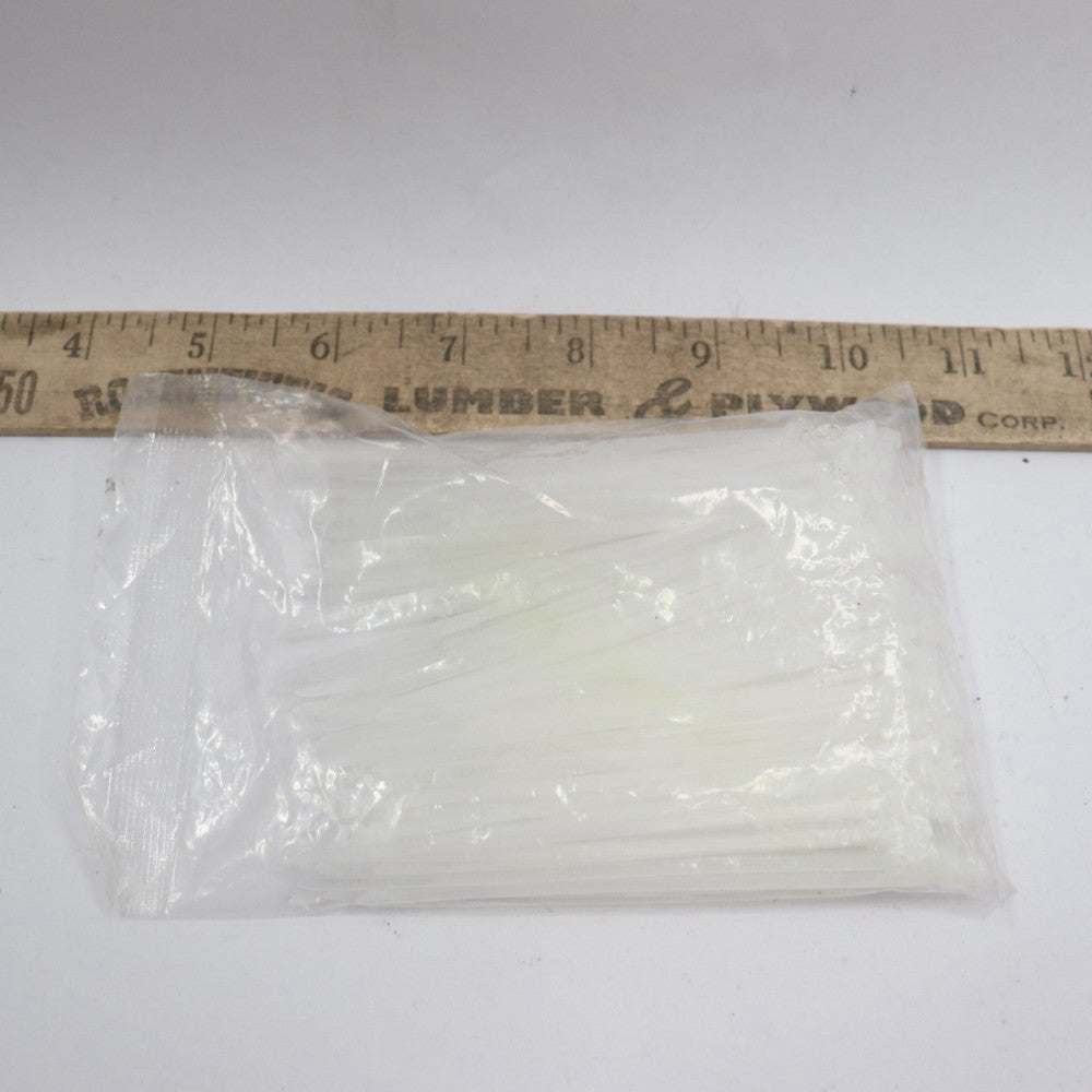 (150-Pk) Natural Cable Ties Nylon White 2.5mm X 100mm