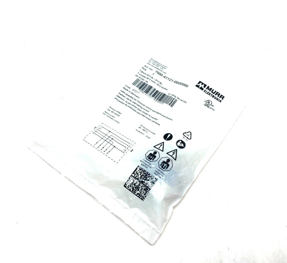 Murrelektronik 7000-41121-0000000 T-Coupler M12 Male to Female 5-Pin