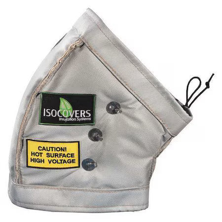 Unitherm Ie0445 4" X 4" L Fiberglass 45 Deg Elbow Pipe Jacket 3" Wall