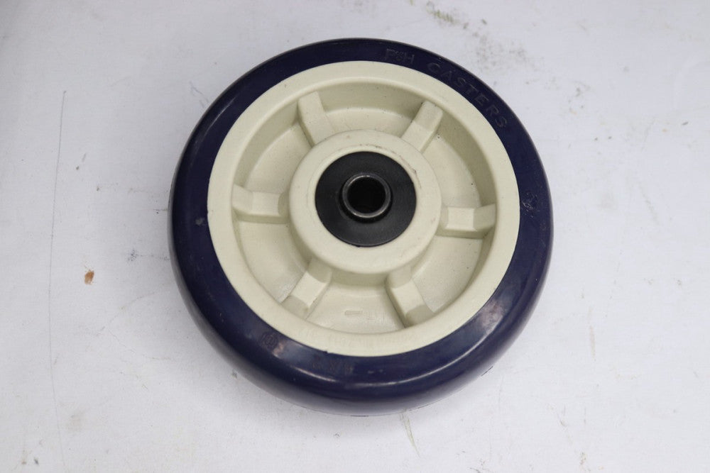 P&H Medium/Heavy Duty Wheel Blue on Tan TPU 6" x 2" WC4062L6
