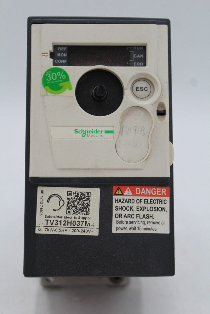 Schneider Electric ATV312H037M2 Frequency Inverter (No Dial) *Broken Screw Mount
