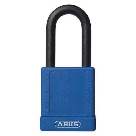 Abus 19677 Lockout Padlock, Ka, Blue, 1-3/4"H, Pk6
