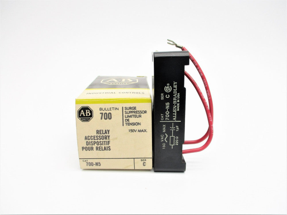 ALLEN BRADLEY 700-N5 SER. C 150VAC (BK/YL) NSMP