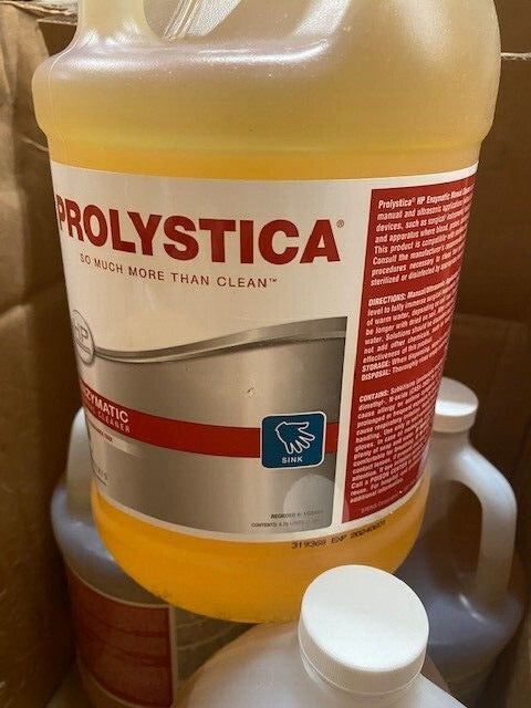 (4 GALLONS) STERIS 1C2408 PROLYSTICA HP ENZYMATIC MANUAL CLEANSER, EXP 01/2024